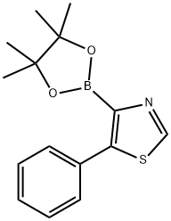 5-(Phenyl)thiazole-4-boronic acid pinacol ester Struktur