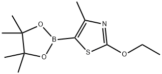 4-Methyl-2-ethoxythiazole-5-boronic acid pinacol ester Struktur