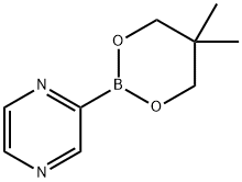 Pyrazine-2-boronic acid neopentylglycol ester Struktur