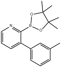 3-(3-Tolyl)pyridine-2-boronic acid pinacol ester Struktur