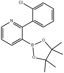 2-(2-Chlorophenyl)pyridine-3-boronic acid pinacol ester Struktur