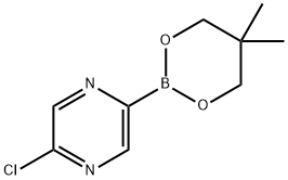 5-Chloropyrazine-2-boronic acid neopentylglycol ester Struktur