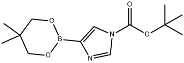 N-Boc-Imidazole-4-boronic acid neopentylglycol ester Struktur