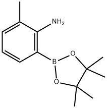 2-Amino-3-methylphenylboronic acid pinacol ester Struktur