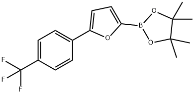 5-(4-Trifluoromethylphenyl)furan-2-boronic acid pinacol ester Struktur