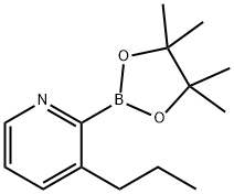 3-(n-Propyl)pyridine-2-boronic acid pinacol ester Struktur