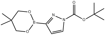 N-Boc-Imidazole-3-boronic acid neopentylglycol ester Struktur