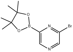 6-Bromopyrazine-2-boronic acid pinacol ester Struktur