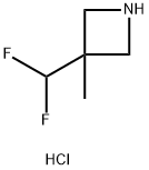 3-(difluoromethyl)-3-methylazetidine hydrochloride Struktur