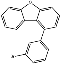 1-(3-溴苯基)二苯并[B,D]呋喃 結構式