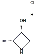 (2R,3R)-2-methylazetidin-3-ol hydrochloride Struktur