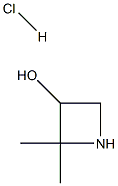 2,2-dimethylazetidin-3-ol hydrochloride Struktur