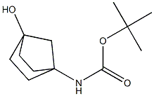 tert-butyl N-{4-hydroxybicyclo[2.2.1]heptan-1-yl}carbamate Struktur