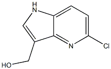 (5-Chloro-1H-pyrrolo[3,2-b]pyridin-3-yl)-methanol Struktur