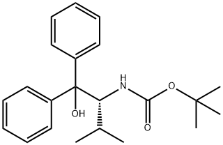 (R)-tert-butyl 1-hydroxy-3-methyl-1,1-diphenylbutan-2-ylcarbamate