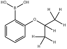 (2-((propan-2-yl-d7)oxy)phenyl)boronic acid Struktur