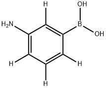 (3-aminophenyl-2,4,5,6-d4)boronic acid Struktur