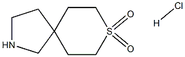 8-thia-2-azaspiro[4.5]decane 8,8-dioxide hydrochloride Struktur