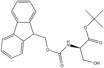 Nalpha-Fmoc-D-serine tert-Butyl Ester Struktur