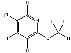 6-(methoxy-d3)pyridin-2,4,5-d3-3-amine Struktur