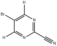 5-bromopyrimidine-2-carbonitrile-4,6-d2 Struktur