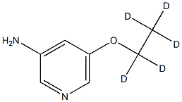 5-(ethoxy-d5)pyridin-3-amine Struktur