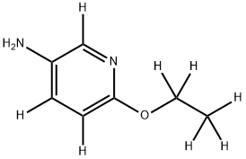 6-(ethoxy-d5)pyridin-2,4,5-d3-3-amine Struktur