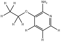 3-(ethoxy-d5)pyridin-4,5,6-d3-2-amine Struktur