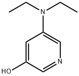 3-Hydroxy-5-(diethylamino)pyridine Struktur