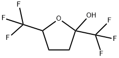 2-Furanol, tetrahydro-2,5-bis(trifluoromethyl)- Struktur