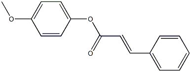 4-methoxyphenyl (2E)-3-phenylprop-2-enoate Struktur