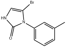 5-bromo-1-(m-tolyl)-1,3-dihydro-2H-imidazol-2-one Struktur