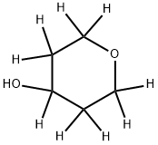 tetrahydro-2H-pyran-2,2,3,3,4,5,5,6,6-d9-4-ol Struktur