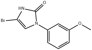 4-bromo-1-(3-methoxyphenyl)-1,3-dihydro-2H-imidazol-2-one Structure