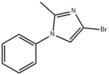 4-bromo-2-methyl-1-phenyl-1H-imidazole Struktur