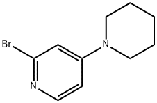 2-Bromo-4-(piperidino)pyridine Struktur