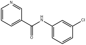 N-(3-chlorophenyl)nicotinamide Struktur