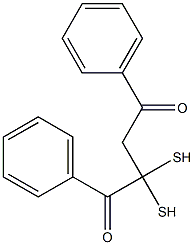 2-[(2-oxo-2-phenylethyl)disulfanyl]-1-phenylethan-1-one Struktur