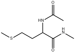 Butanamide, 2-(acetylamino)-N-methyl-4-(methylthio)- Struktur