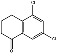 5,7-DICHLORO-2,3,4-TRIHYDRONAPHTHALEN-1-ONE Struktur