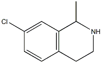 7-chloro-1-methyl-1,2,3,4-tetrahydroisoquinoline Struktur