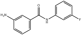 3-amino-N-(3-fluorophenyl)benzamide Struktur