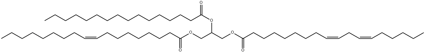 1-Oleoyl-2-Palmitoyl-3-Linoleoyl-rac-glycerol Struktur