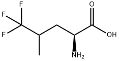 5,5,5-trifluoro-DL-leucine Struktur