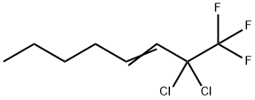 2,2-DICHLORO-1,1,1-TRIFLUOROOCT-3-ENE Struktur