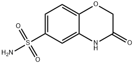 3-oxo-3,4-dihydro-2H-1,4-benzoxazine-6-sulfonamide Struktur