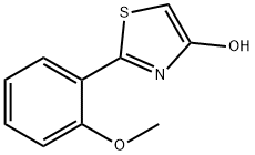 2-(2-Methoxyphenyl)-4-hydroxythiazole Struktur