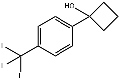 1-(4-Trifluoromethyl-phenyl)-cyclobutanol Struktur