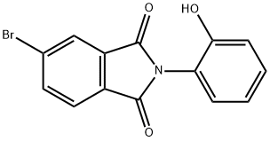 5-bromo-2-(2-hydroxyphenyl)-1H-isoindole-1,3(2H)-dione Struktur