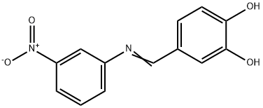 4-{[(3-nitrophenyl)imino]methyl}-1,2-benzenediol Struktur